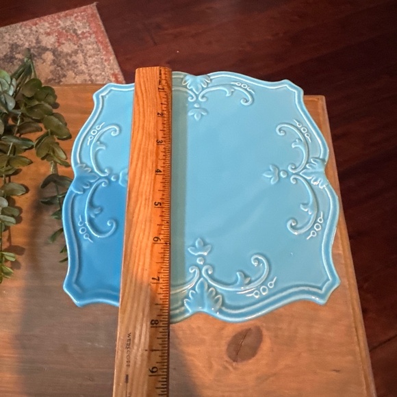 Embossed Rooster Collection - by Sweet Olive Designs - Pedestal Cake Plate - Picture 4 of 7